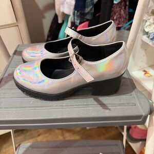 Holographic Mary Jane Women's Shoes